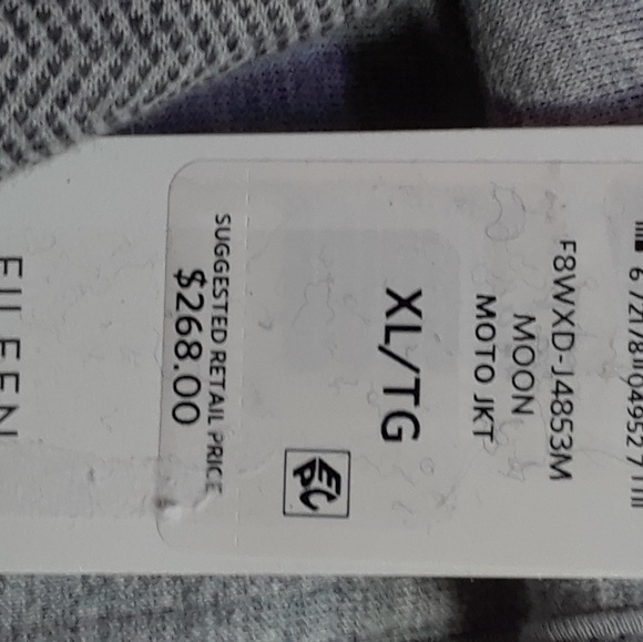 Eileen Fisher Moon moto jacket size XL - Picture 7 of 7